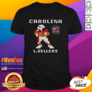 Retro South Carolina Gamecocks Lanorris Sellers Baller T-Shirt featuring vibrant colors and a stylish design.