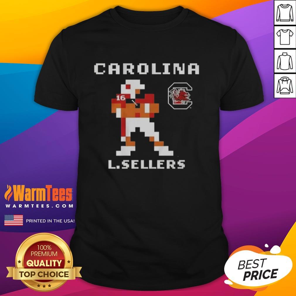 Retro South Carolina Gamecocks Lanorris Sellers Baller T-Shirt featuring vibrant colors and a stylish design.