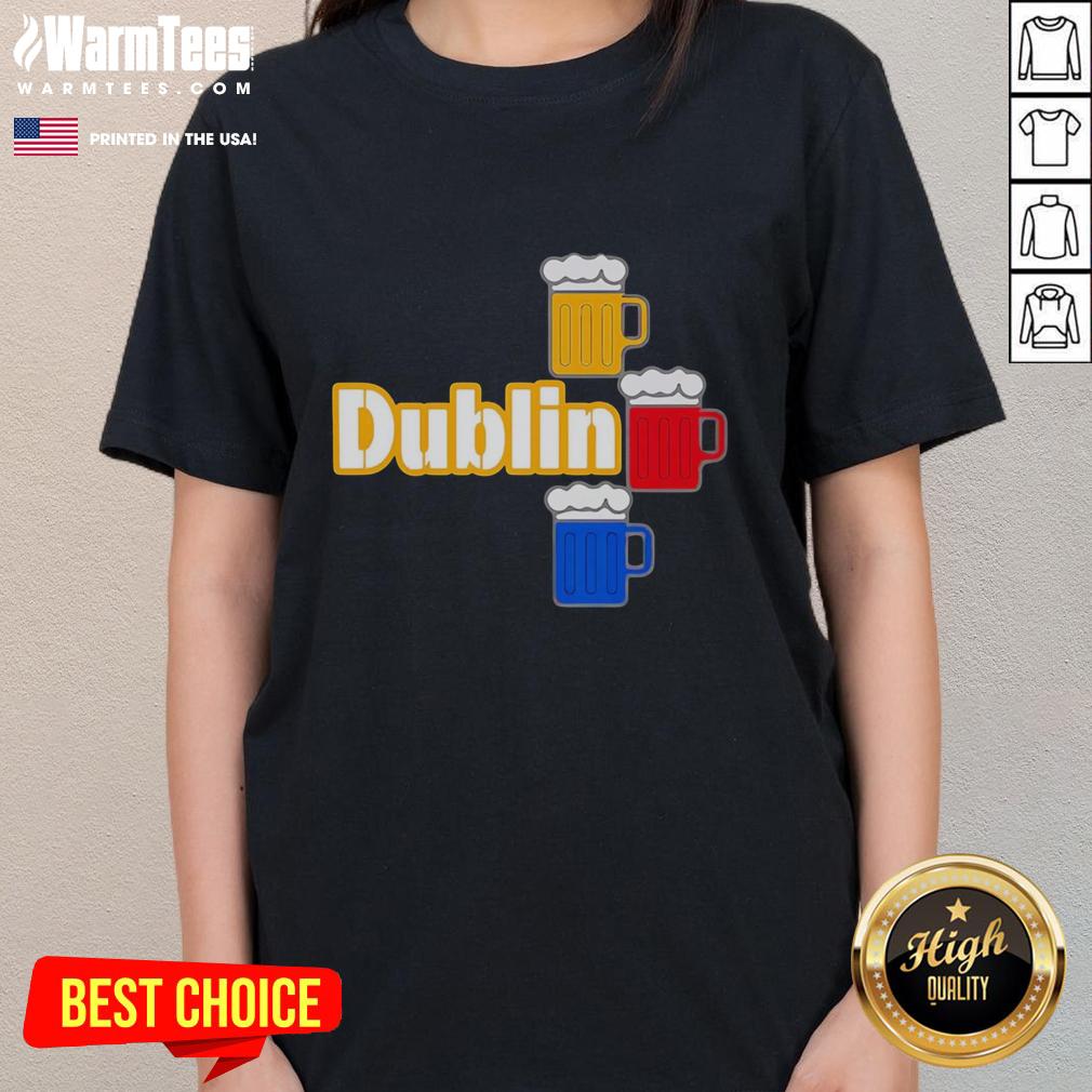 Stylish Nice Steelers Dublin 2025 ladies tee featuring vibrant team colors and a comfortable fit for fans.