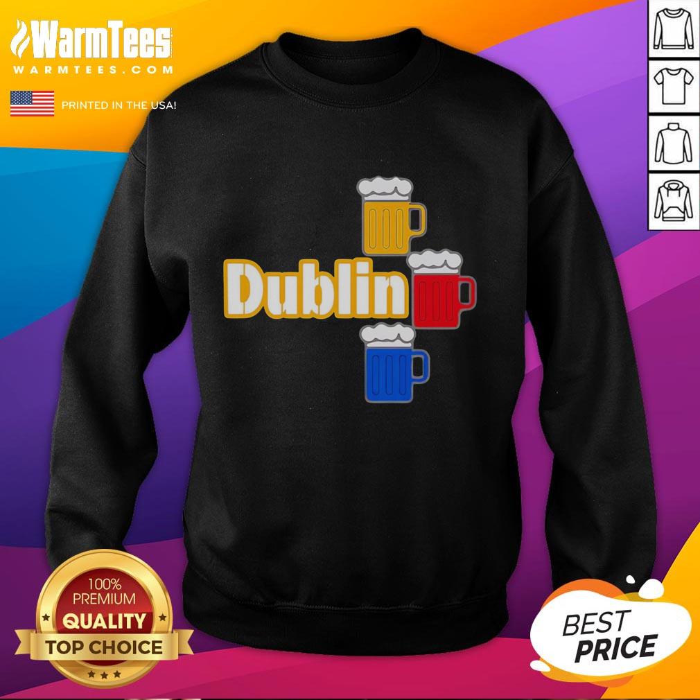 Nice Steelers Dublin 2025 Sweatshirt featuring team colors and logo, perfect for fans and stylish casual wear.