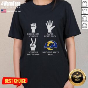 Official Los Angeles Rams football logo ladies tee featuring a stylish design for passionate fans.