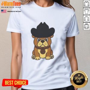 Official Rodeo Roscoe Dog Ladies Tee featuring a stylish design and comfortable fit for dog lovers.
