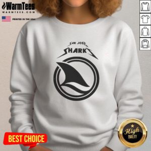 Official San Jose Sharks Game Day sweatshirt showcasing team colors and logo, perfect for fans on game day.