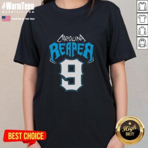 Premium Carolina Reaper 9 Ladies Tee featuring vibrant design and comfortable fit for stylish womens apparel.