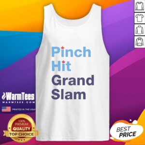 Premium Pinch Hit Grand Slam baseball lover tank top in stylish design, perfect for sports enthusiasts and summer wear.