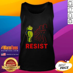 Premium Portland Frog Fck Ice Anti-Trump Tank Top featuring a bold graphic design for statement fashion.