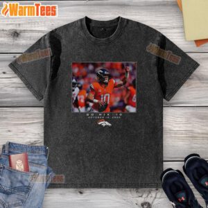 Top Bo Nix Denver Broncos NFL Week 7 2025 washed t-shirt featuring vibrant team colors and a comfortable fit.