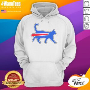Funny football team meme hoodie featuring Top Cat Bills design, perfect for fans and casual wear.
