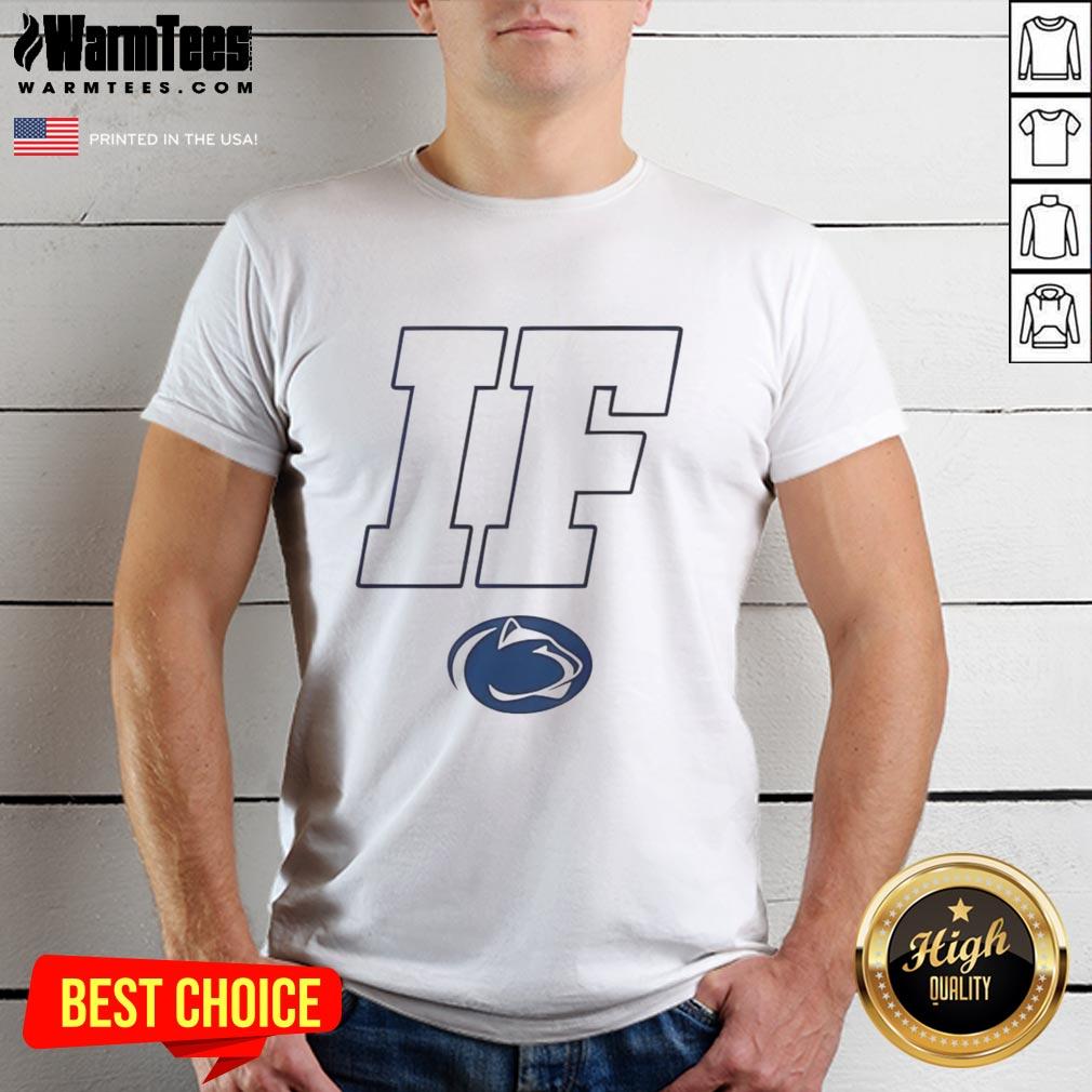 Alt Text: Top Penn State Was Wearing Of 2025 T-Shirt in navy blue, showcasing school pride and trendy design.