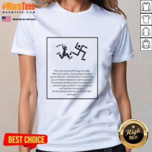 Original Antifa logo from WWII on a ladies tee, featuring bold graphics and vintage design for activists and history enthusiasts.