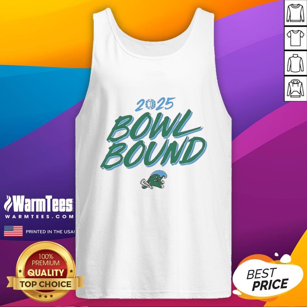 Stylish Tulane Green Wave bowl-bound 2025 tank top featuring team colors and logo, perfect for game day attire.