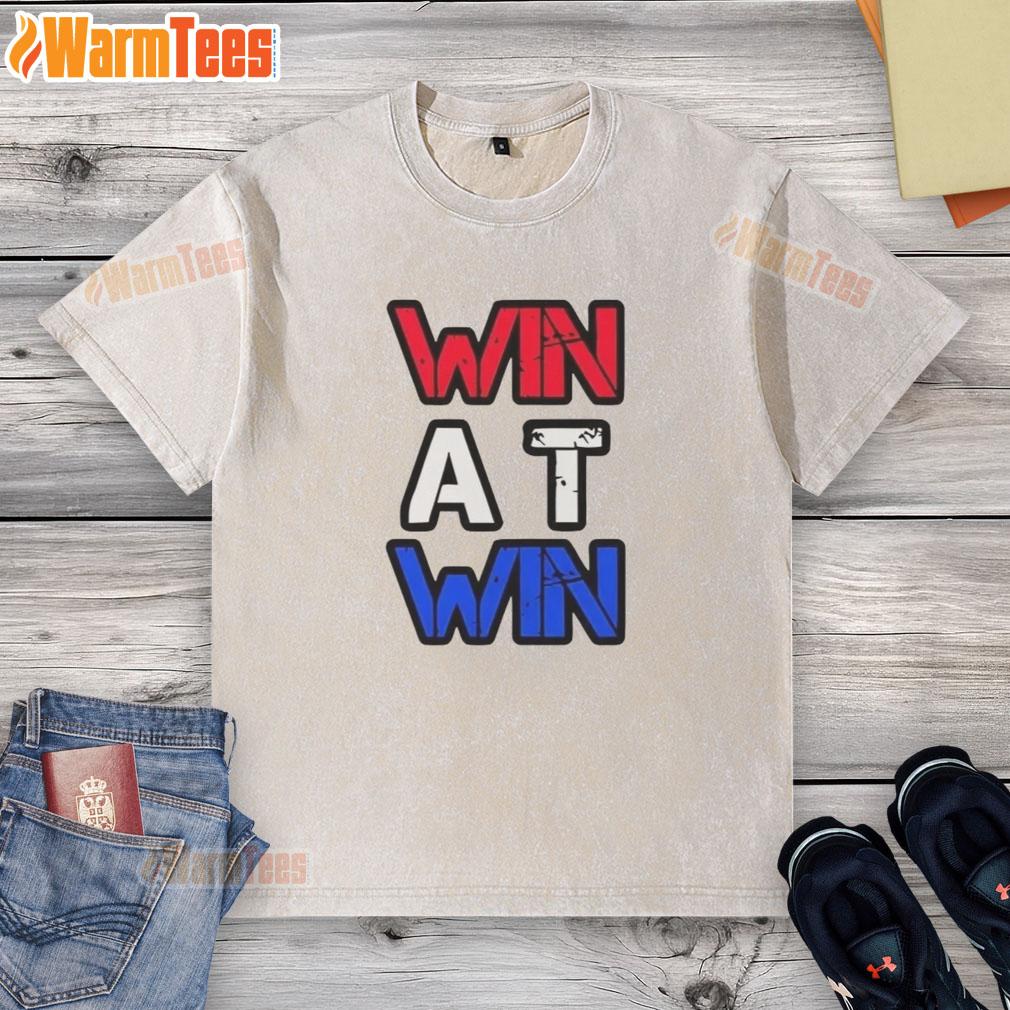 Top Win at Win Washed T-Shirt in soft cotton, featuring a relaxed fit and stylish design, perfect for casual wear.
