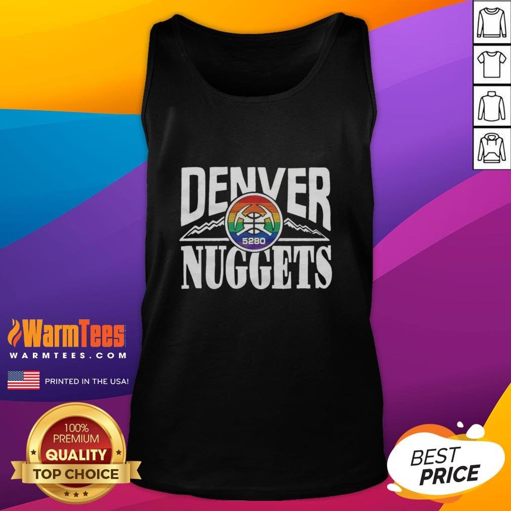 Awesome Denver Nuggets City Edition 2025 tank top showcasing vibrant team colors and logo, perfect for fans.