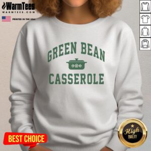 Cozy sweatshirt featuring Awesome Green Bean Casserole design, perfect for Thanksgiving cooking enthusiasts.