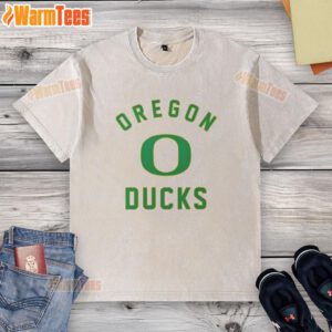 Awesome Oregon Ducks washed t-shirt featuring vibrant team colors and logo, perfect for fans and casual wear.