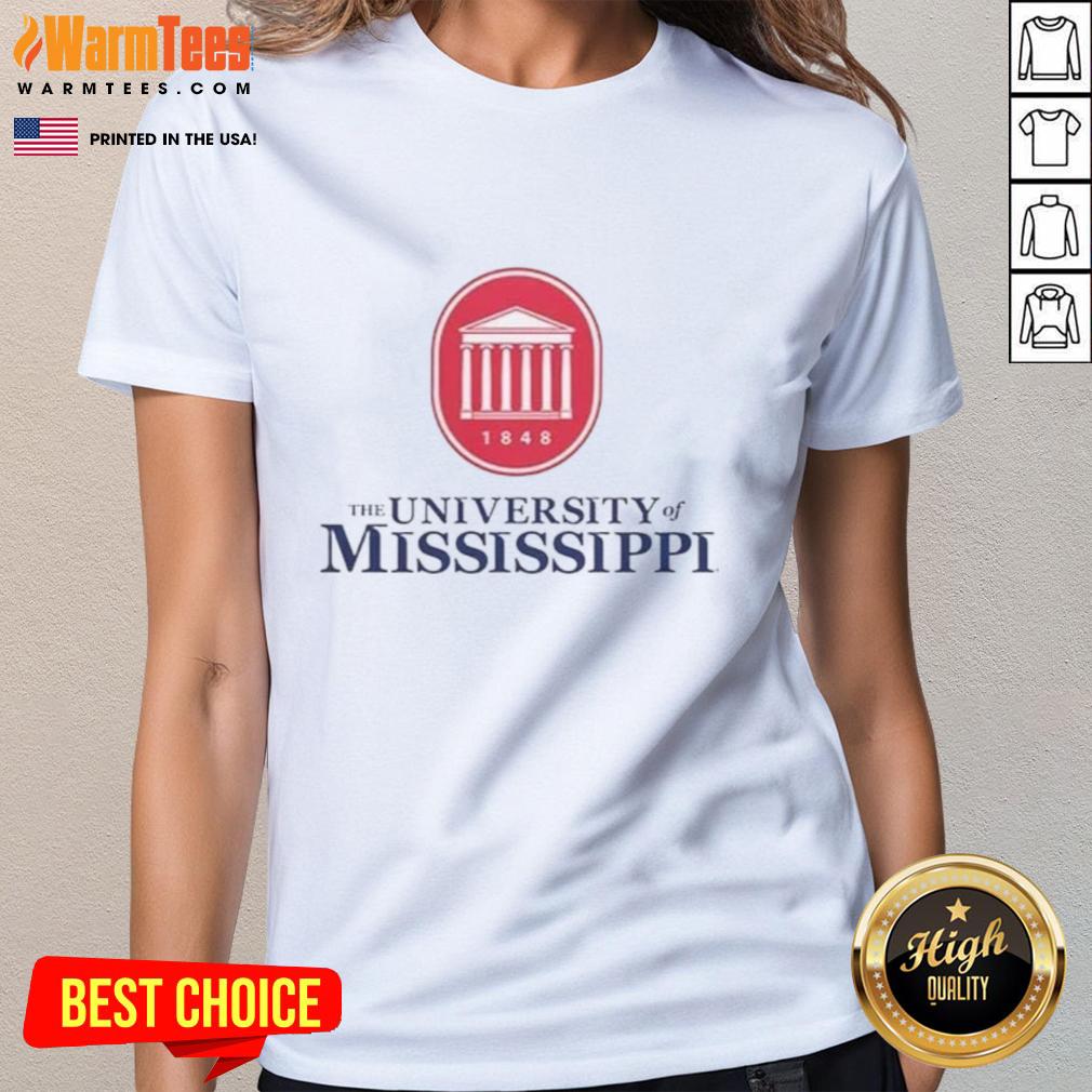 Awesome The University of Mississippi Est 1948 ladies tee featuring a stylish design for Ole Miss fans.