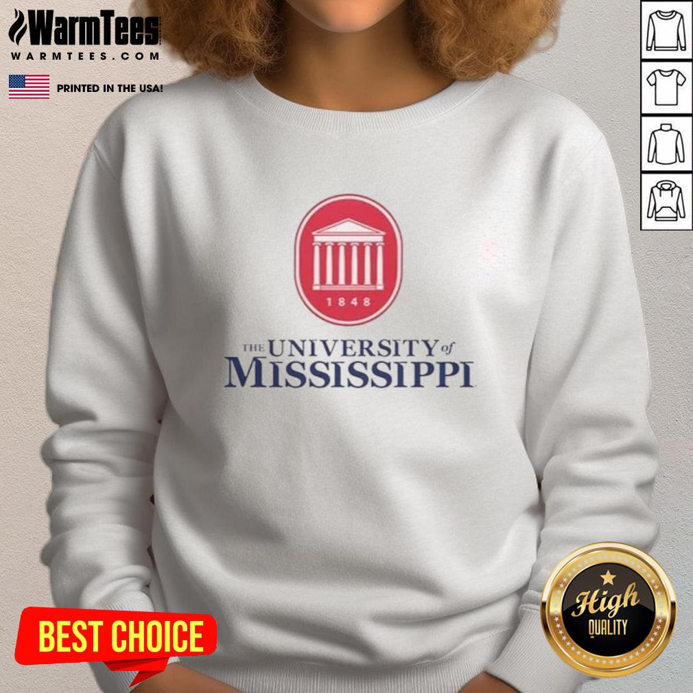 Alt Text: Awesome University of Mississippi Est 1948 sweatshirt featuring bold graphics and comfortable fabric for fans.