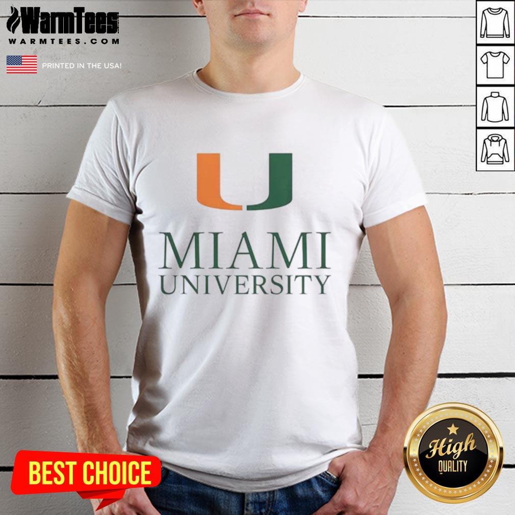 Stylish Good Miami University T-shirt featuring the school's logo and vibrant colors, perfect for fans and students.