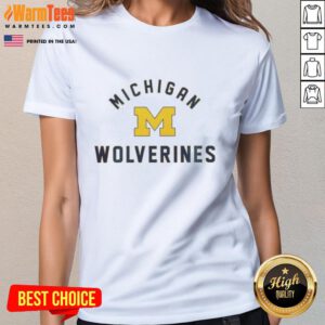 Good Michigan Wolverines ladies tee featuring vibrant team colors and stylish design, perfect for fans and game day.