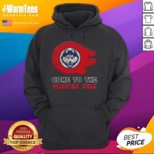 Connecticut Huskies side hoodie featuring a stylish Star Wars design, perfect for fans and cozy wear.