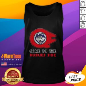 Alt Text: Connecticut Huskies side tank top featuring a stylish Star Wars design for fans and athletes.