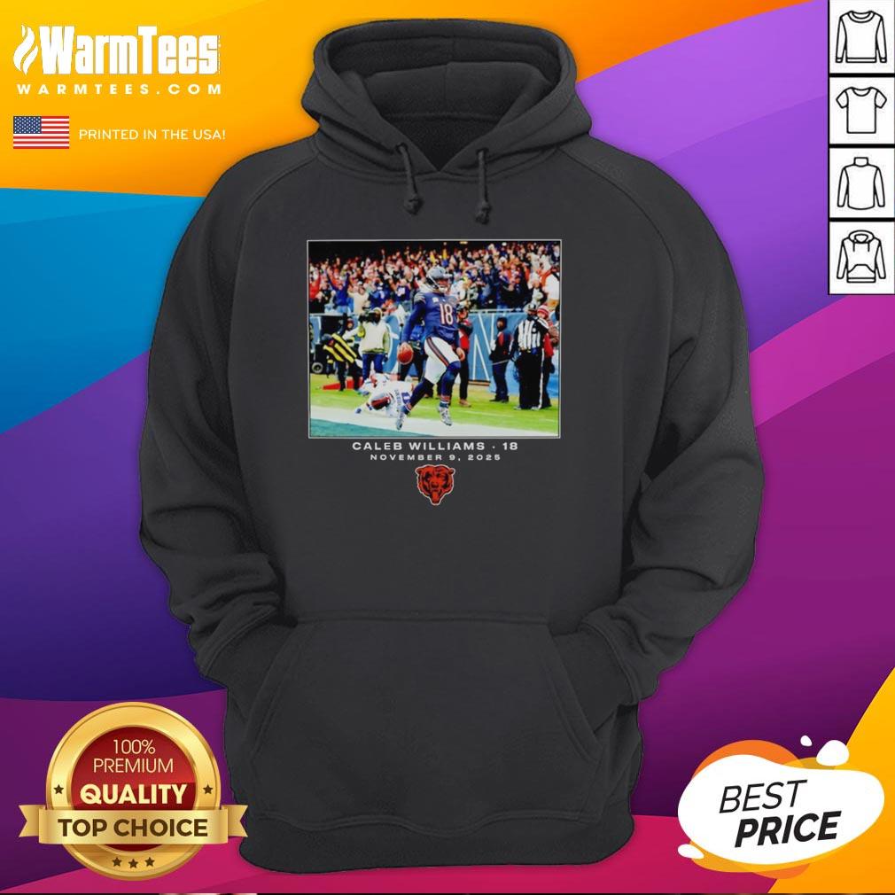 Premium Caleb Williams Chicago Bears NFL Flash Features Week 10 Hoodie in stylish design, perfect for fans and collectors.