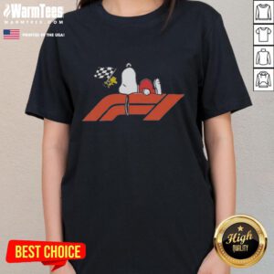 Premium Peanuts Las Vegas Grand Prix F1 ladies tee featuring a stylish design for racing fans and motorsport enthusiasts.