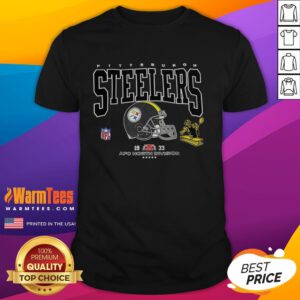 Premium Pittsburgh Steelers AFC North Division Est 1933 logo T-shirt, showcasing team pride and classic design.