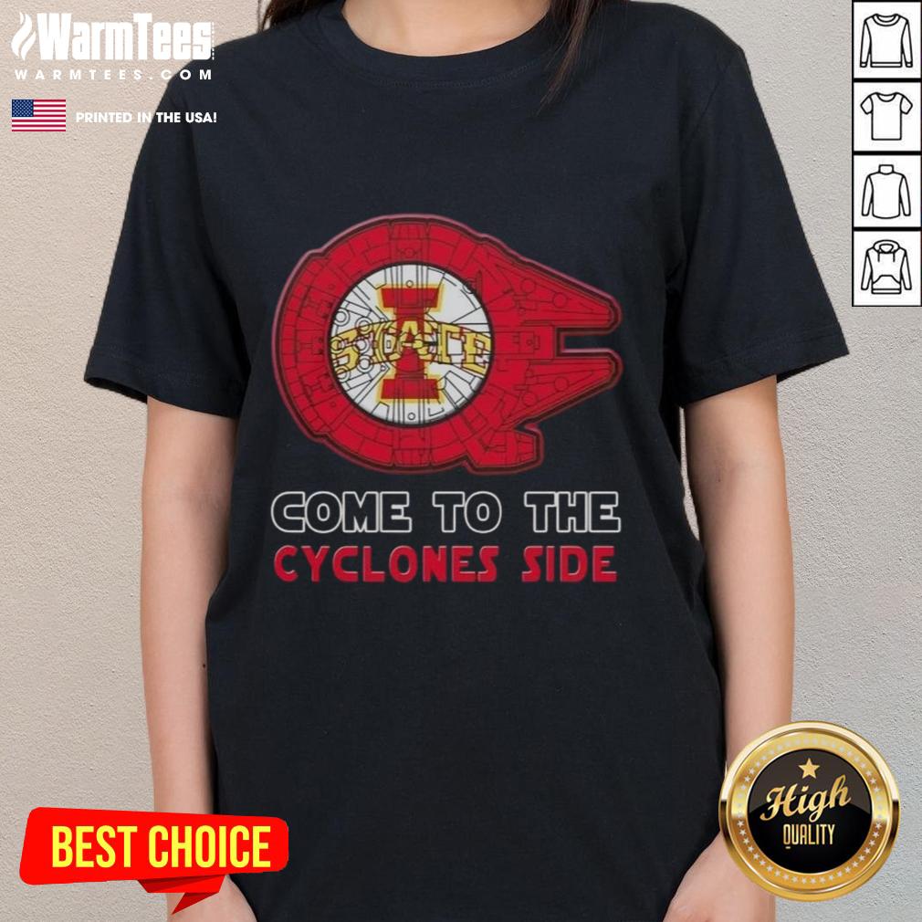 Top Star Wars tee for Iowa State Cyclones fans featuring a stylish design perfect for ladies.