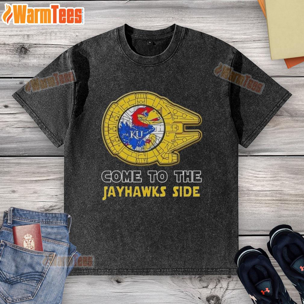 Top Star Wars Kansas Jayhawks Side Washed T-Shirt featuring iconic designs perfect for fans and collectors.