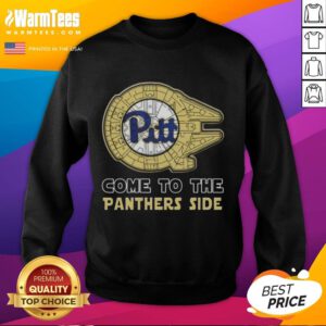 Stylish Pittsburgh Panthers Side Sweatshirt featuring Top Star Wars designs, perfect for fans and game day attire.