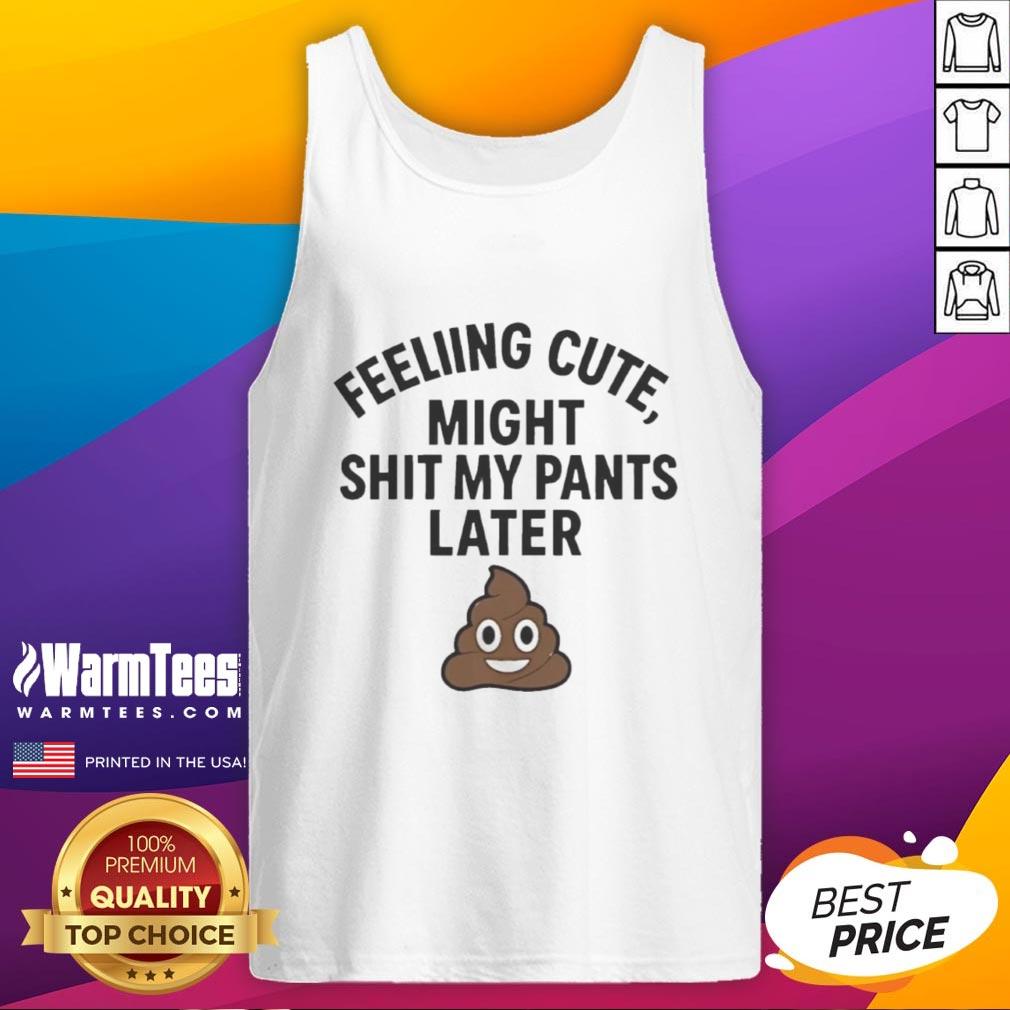 Awesome feeling cute tank top with humorous quote, perfect for casual wear and fun outings.