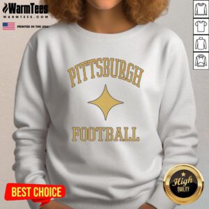 Awesome Pittsburgh Steelers football Starkist Sparkle icon sweatshirt in black with stylish design for fans.