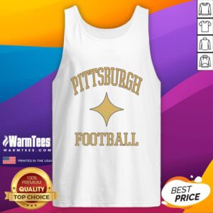 Awesome Pittsburgh Steelers football tank top featuring Starkist Sparkle icon design, perfect for game day.