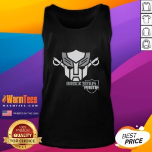 Good Brocktimus Prime Transformers logo tank top featuring a vibrant design for fans of the iconic franchise.