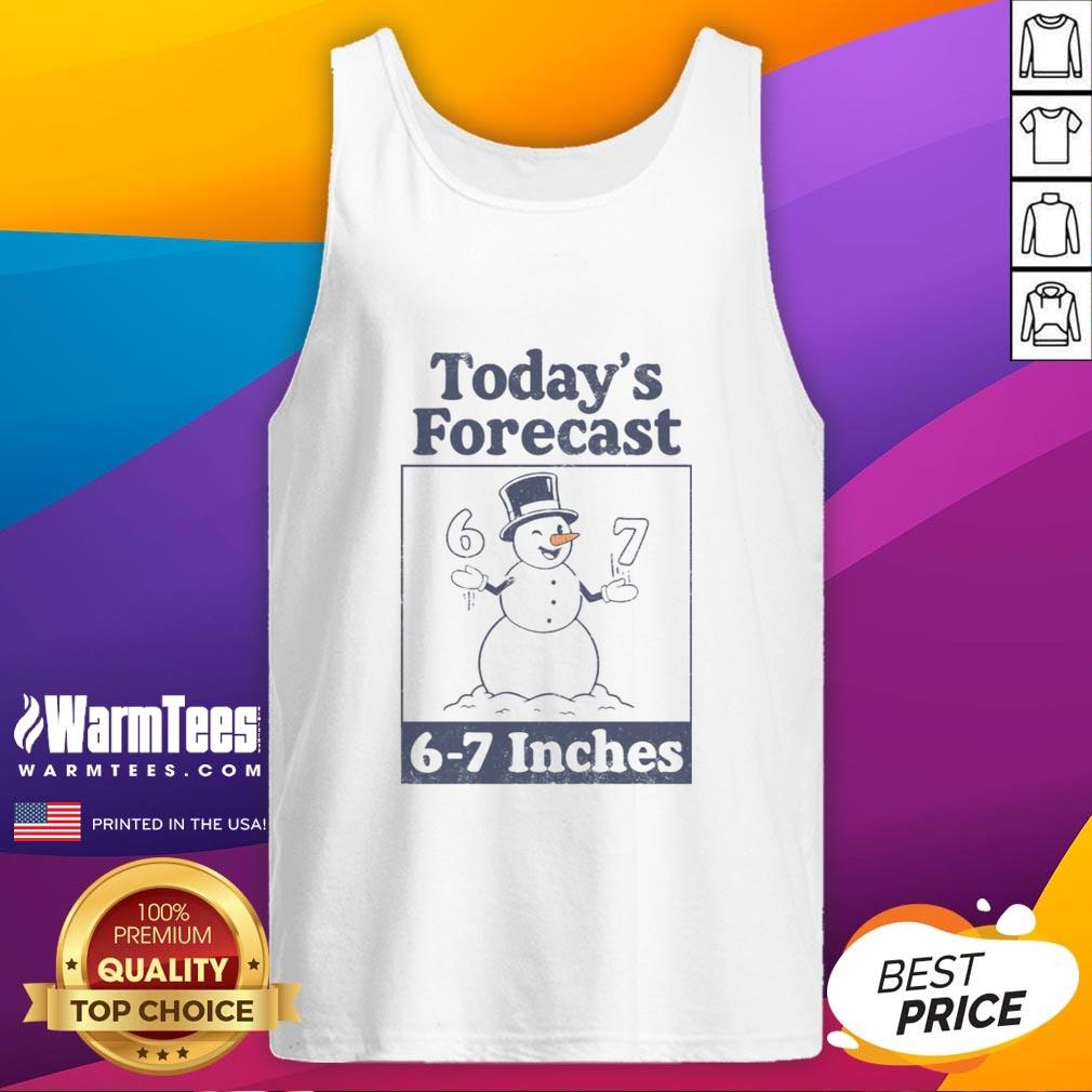 Good Today's Forecast tank top featuring a stylish design, perfect for warm weather and casual outings.