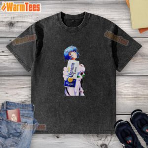 Nice Rei Corona Washed T-Shirt in a soft fabric, showcasing a stylish design perfect for casual wear.