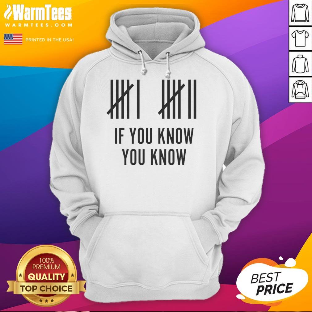 Stylish Nice Six Seven If You Know You Know hoodie in black, perfect for casual wear and street fashion enthusiasts.