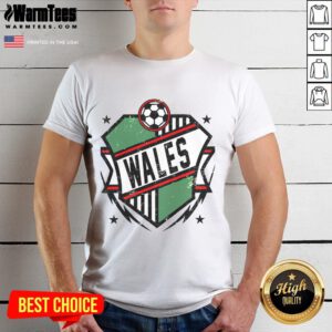 Nice Wales Qatar Soccer T-Shirt featuring vibrant colors and bold design, perfect for fans of Welsh football.
