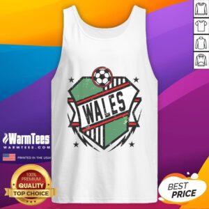 Stylish Nice Wales Qatar soccer tank top featuring vibrant colors and a trendy design, perfect for sports fans.