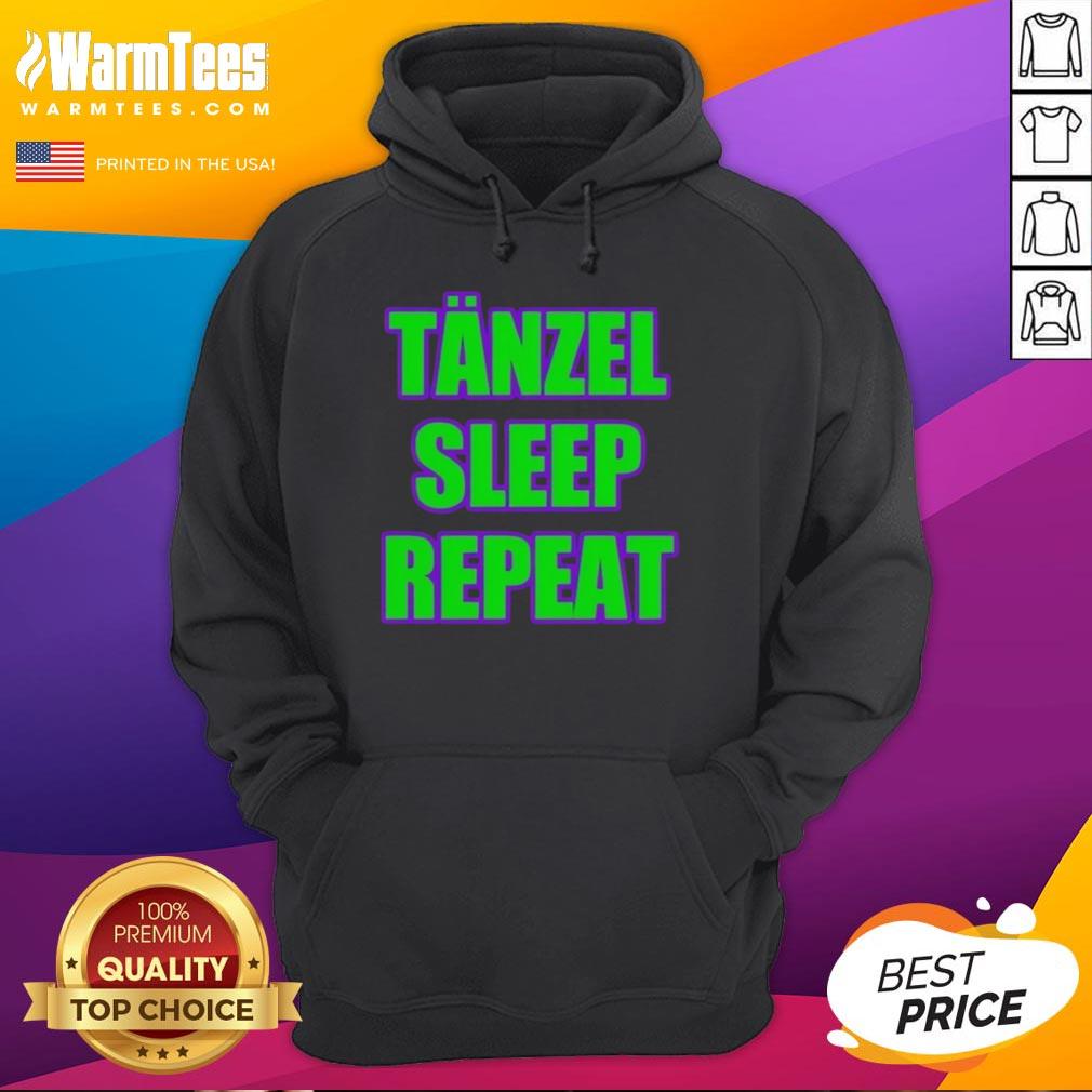 Original Tanzel Sleep Repeat Hoodie in cozy fabric, perfect for lounging and casual wear.