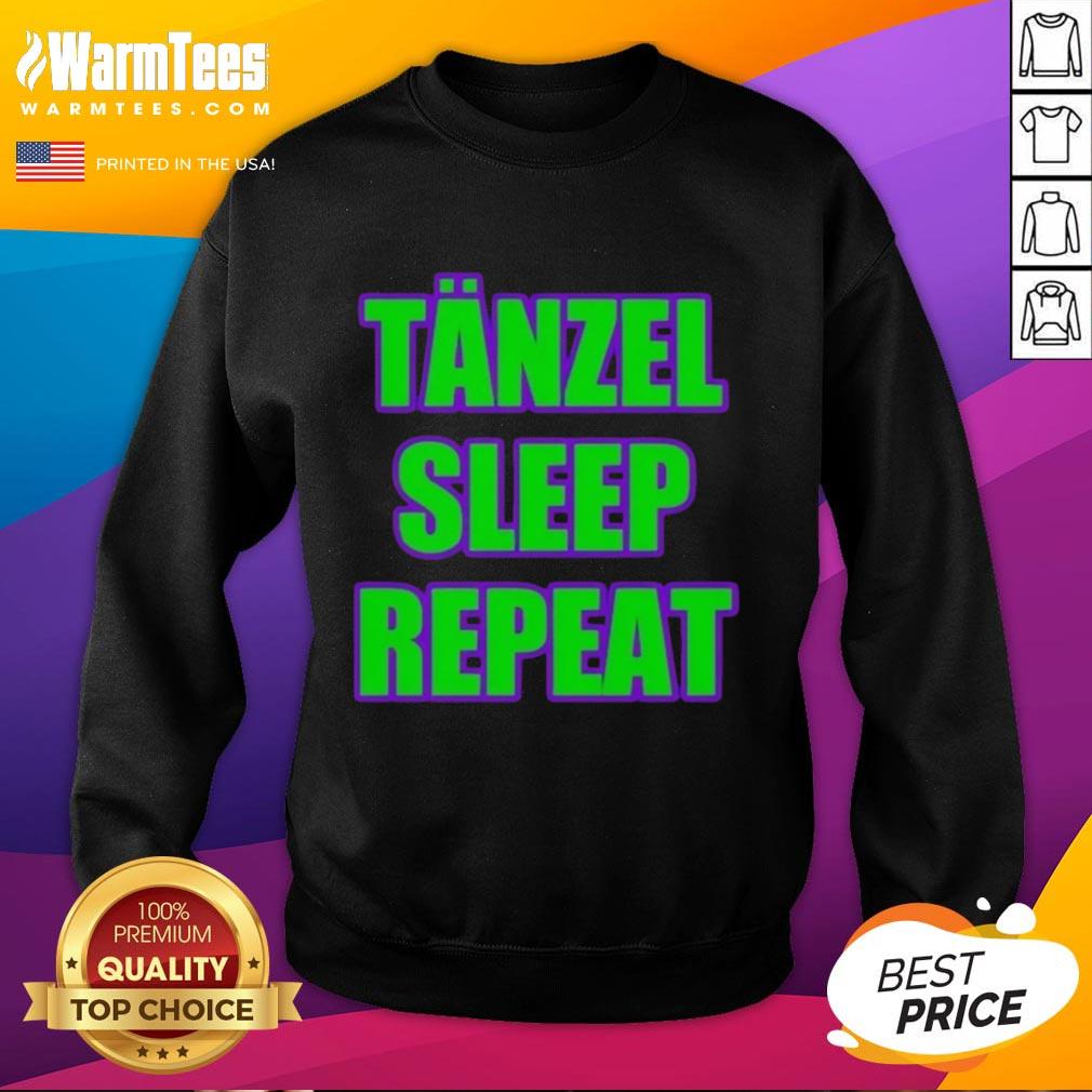 Cozy Original Tanzel Sleep Repeat Sweatshirt in soft fabric, perfect for lounging and casual wear. Stylish and comfortable.