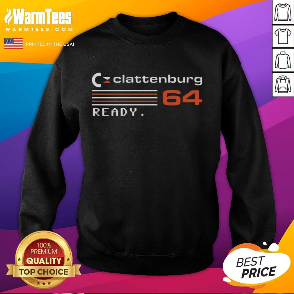 Premium Clattenburg 64 Ready Sweatshirt in stylish design, perfect for casual wear and sports enthusiasts.