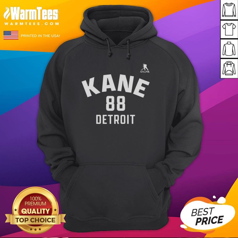 Premium Patrick Kane Detroit Red Wings hoodie featuring name and number 88 for ice hockey fans.