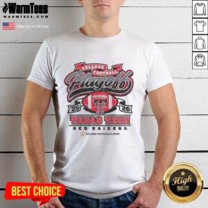 Premium Texas Tech Red Raiders College Football Playoff 2025-2026 T-Shirt featuring bold team graphics and soft fabric.