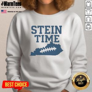 Premium Will Stein Time Kentucky State Football Sweatshirt in green, featuring team logo and comfortable fit for fans.