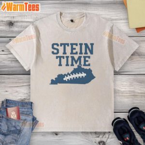 Premium Will Stein Time Kentucky State Football washed t-shirt, featuring vibrant team colors and a comfortable fit.