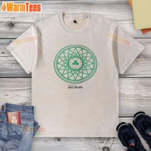 Pretty Boston Celtics Basketball Abu Dhabi washed t-shirt featuring vibrant team colors and stylish design.