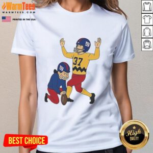 Alt Text: Pretty Younghoe Koo Charlie Brown Giants kicker miss meme on a ladies tee, showcasing a humorous football moment.