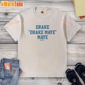Top Drake Maye washed t-shirt featuring a stylish design perfect for fans of the rising football star.